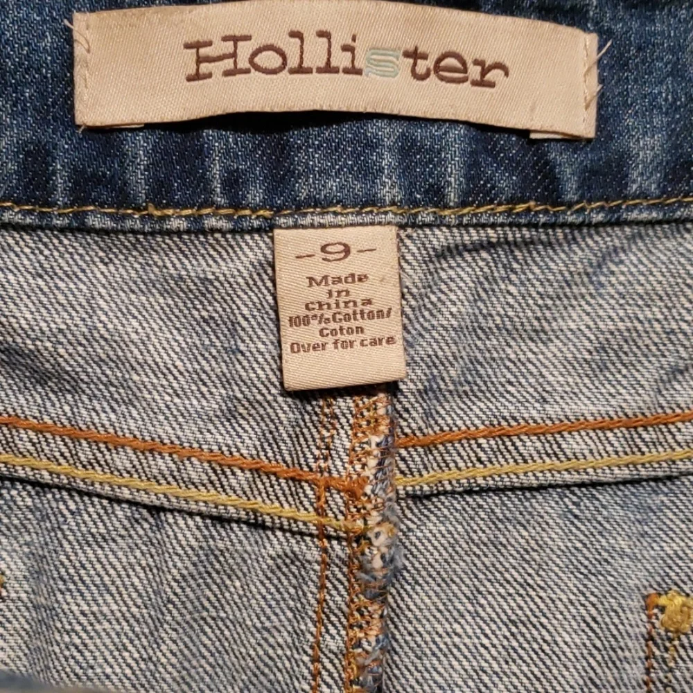 HOLLISTER DENIM SKIRT BLUE MINI, Sz 9 - Picture 3 of 8